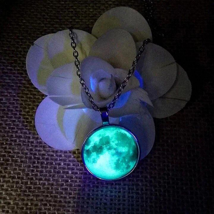 Introducing our new glowing moon necklace! With advanced technology, this necklace radiates a luminous glow to enhance your style. Experience the beauty of the night sky with this unique accessory. Made with quality materials for a lasting shine. Upgrade your jewelry collection with our New Glowing Moon Necklace.