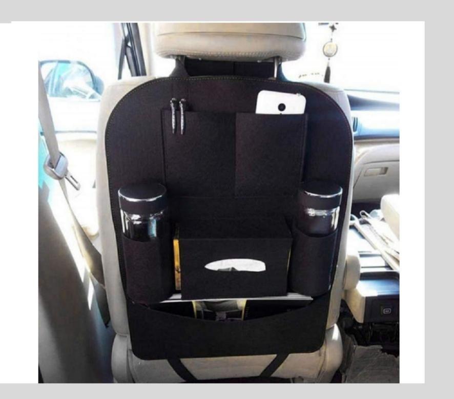 Transform your vehicle's interior with our Compatible Multi-Pocket Seat Back Organizer. Designed with multiple compartments, this versatile storage solution attaches securely to your car's seat back, keeping essentials organized and accessible. Perfect for storing tablets, water bottles, toys, and travel necessities, it helps eliminate clutter while maximizing space. We understand how important it is to maintain order during your journeys, making this organizer an indispensable companion for daily commutes 