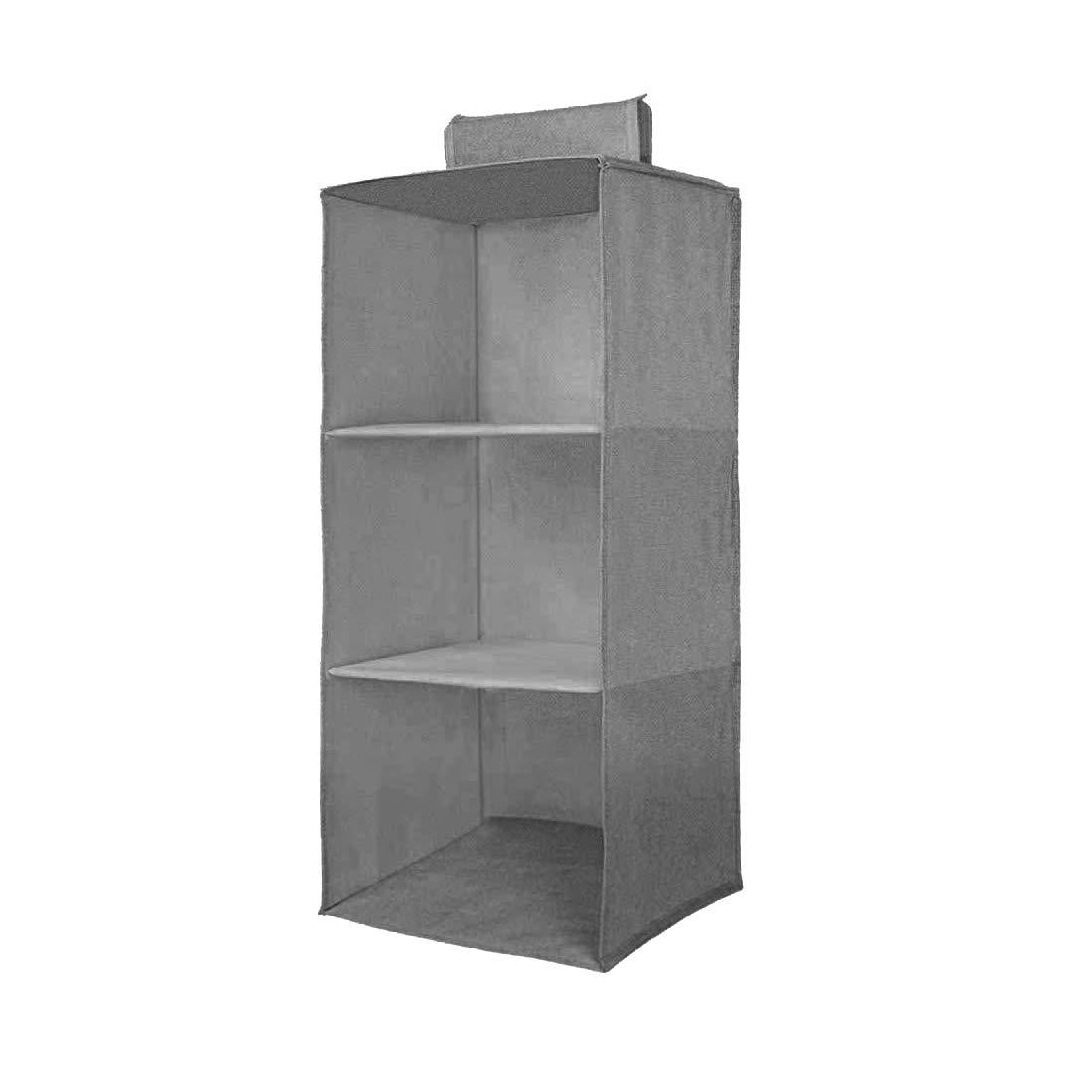 Maximize your closet space with our 3-Shelf Hanging Wardrobe Organizer. Crafted from durable non-woven fabric, this storage solution installs in seconds and provides instant organization for clothing, accessories, and household items. The reinforced shelves maintain their shape even when fully loaded, while the sleek design complements any closet system. Perfect for apartments, dorms, or anywhere storage space is at a premium.