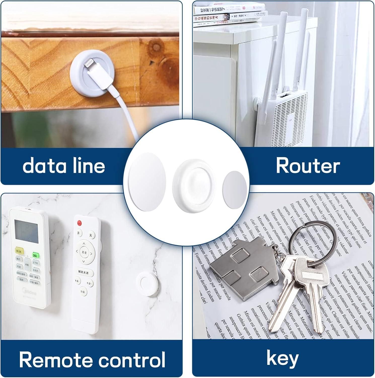 This pack of four Magnetic Remote Control Holders offers a practical solution to keep your remotes neatly stored and always within reach. Each holder features a strong magnet that easily attaches to metal surfaces, ensuring your remotes stay secure and organized. Perfect for reducing clutter in any room, these holders are simple to install and blend seamlessly with your décor, enhancing both convenience and tidiness in your living or workspace.