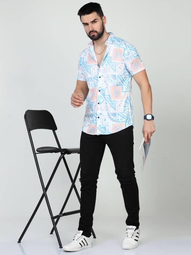 This Men's Printed Rayon Half Sleeves Shirt is made with high-quality rayon fabric, giving you a comfortable and stylish shirt for any occasion. Its half sleeves provide a cool and casual look while the printed design adds a touch of sophistication. Perfect for the fashion-forward man looking for a versatile and trendy addition to his wardrobe.