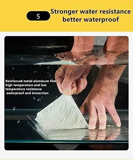 This Repair Waterproof Tape (5cm x 5m) offers a professional-grade solution for sealing pipe leaks efficiently. Engineered with durable, waterproof materials and strong adhesion, it ensures a secure, watertight bond that withstands pressure and prevents further damage. Perfect for quick repairs and maintenance, this tape simplifies leak management without requiring pipe replacement or specialized tools.