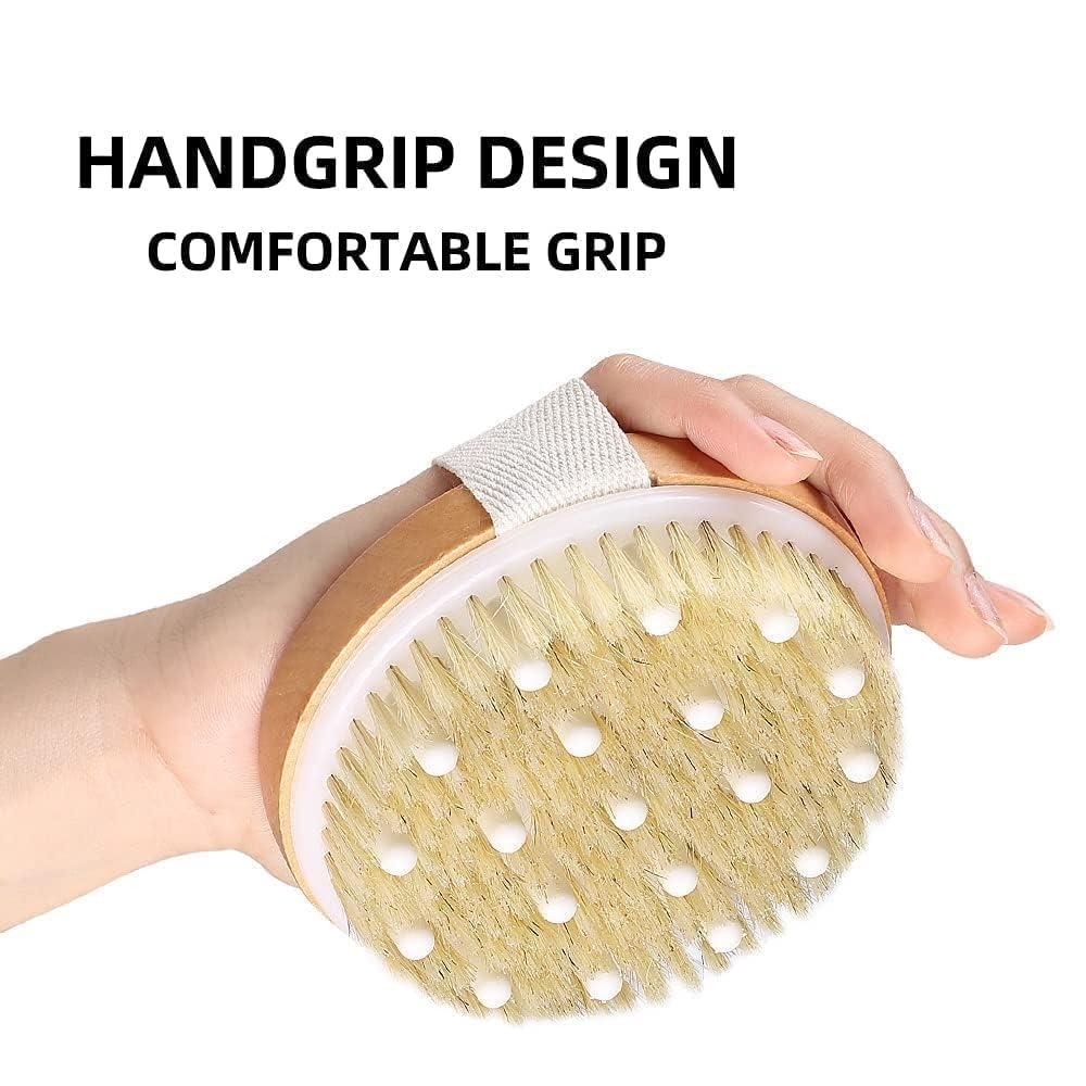 Our Wooden Bath Brush offers a gentle yet effective way to cleanse and exfoliate your skin. Made from quality natural wood, it features soft bristles that stimulate circulation while removing dead skin cells. The comfortable handle provides excellent grip even when wet, making your daily bathing routine more enjoyable and beneficial for your skin's health.