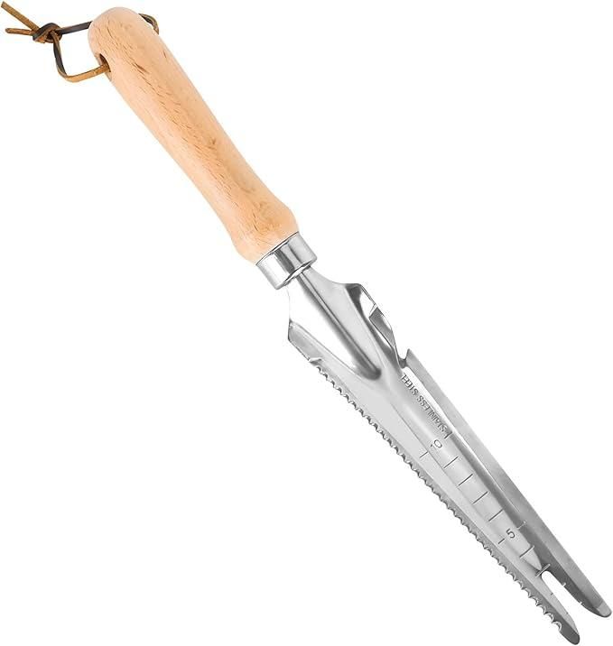 The 5 in 1 Manual Weeder Tool integrates multiple gardening functions into a single precision instrument. Engineered with durable materials, it efficiently extracts weeds from their roots while simultaneously cultivating soil. The scientifically designed grip distributes force evenly, reducing wrist fatigue during prolonged gardening sessions. This multifunctional implement enables precise weed management without chemical interventions, supporting sustainable horticultural practices.
