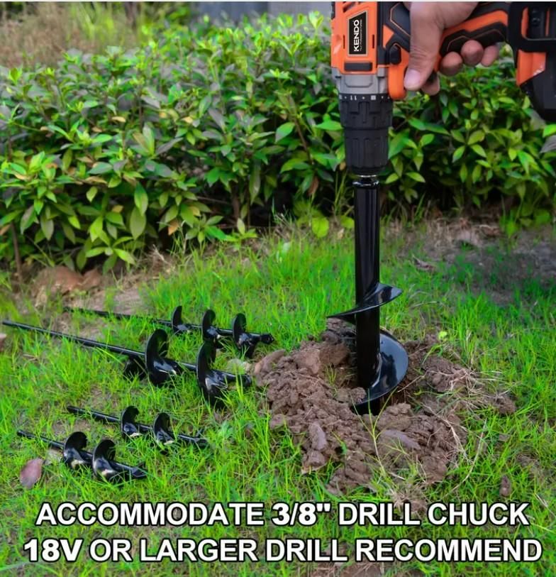 Make digging effortless with our Spiral Hole Non Slip Earth Drill. The innovative spiral design cuts through soil smoothly while the secure non-slip handle provides steady control and reduces hand fatigue. Ideal for planting, post installation, and garden projects, this reliable tool transforms challenging digging tasks into simple, manageable work.