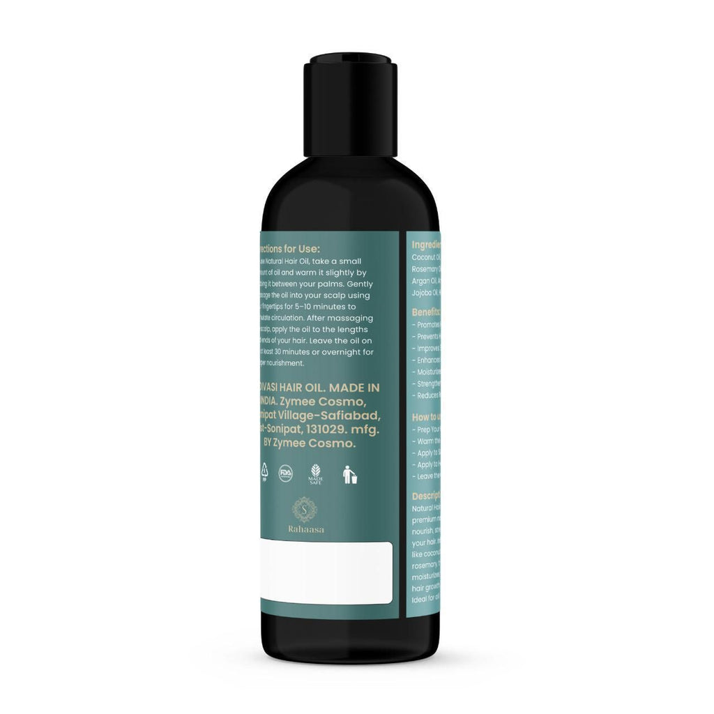 Formulated with traditional Adivasi wisdom, Rahaasa Hair Oil delivers comprehensive hair nourishment in a convenient 200 ml dual pack. This potent blend penetrates deeply to strengthen follicles, reduce breakage, and enhance natural shine. Regular application helps combat dryness while promoting healthier, more resilient hair growth.