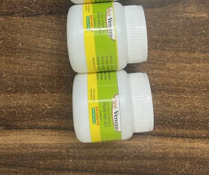 Experience powerful relief with our Bee Venom Ultra Strength Pain Relief Cream. This dual-pack of 100-gram tubes harnesses the therapeutic properties of bee venom to effectively target deep-tissue pain and inflammation. The proprietary formula creates a controlled micro-inflammatory response that stimulates blood flow and accelerates healing in affected areas. Ideal for chronic joint discomfort, muscle strain, and post-exercise recovery. Clinically formulated for maximum absorption without greasy residue.