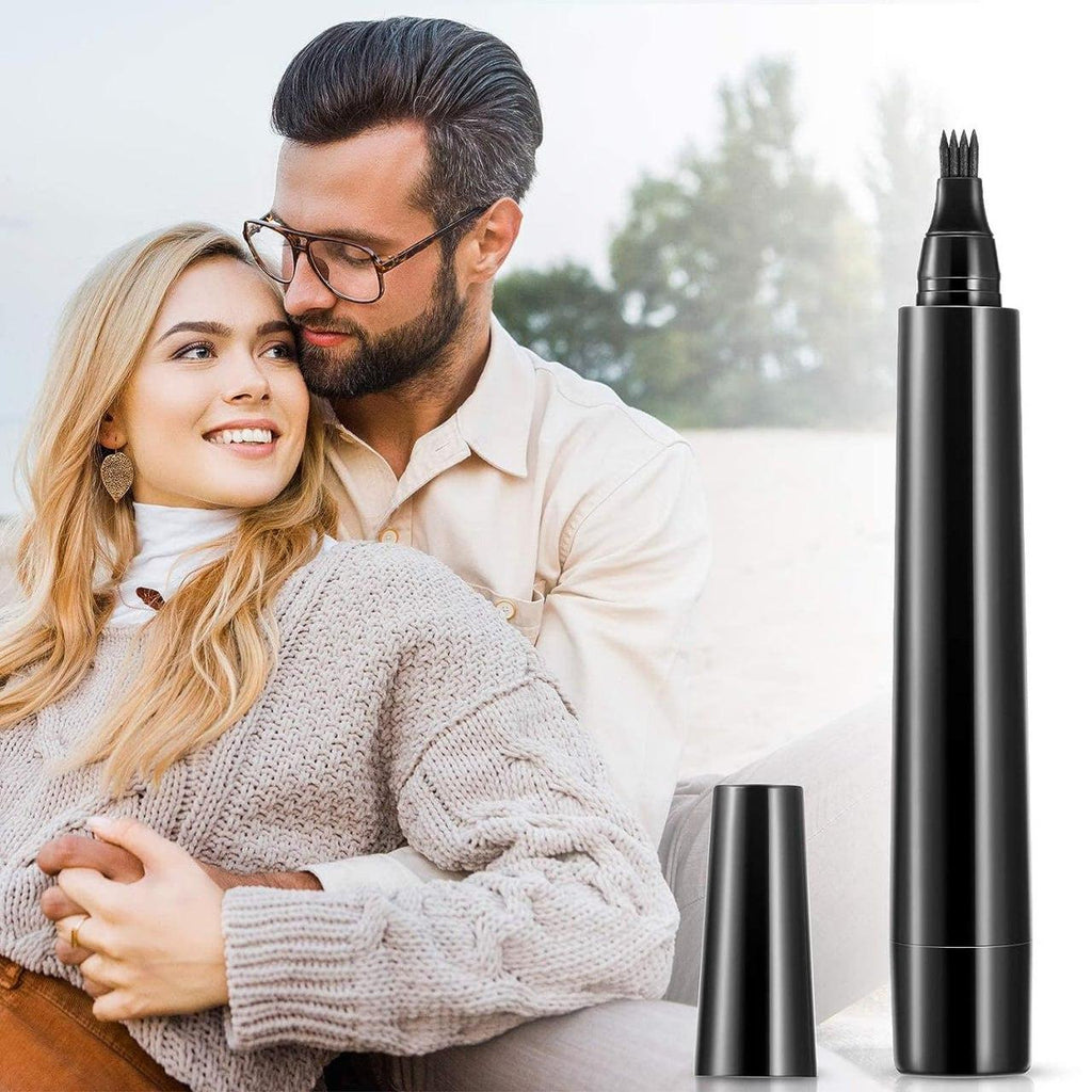 The Beard Pen Kit combines precision filling technology with professional grooming tools to address beard inconsistencies. This comprehensive solution features a specialized filler pen that targets sparse areas with natural-looking pigment, while the accompanying beard brush ensures optimal distribution and blending. Formulated to withstand daily activities while remaining undetectable upon close inspection, this kit delivers the appearance of fuller, more defined facial hair with professional-grade results