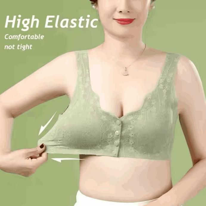 Women's Ring Tank Top Lace Button Bra (Pack of 1)

Elevate your intimate wear collection with our Women's Ring Tank Top Lace Button Bra. This sophisticated single-pack design features delicate lace detailing and convenient button closures for a secure fit. The ring tank silhouette offers both support and style, making it perfect for everyday wear while maintaining a feminine aesthetic. Crafted with quality materials for lasting comfort and durability.