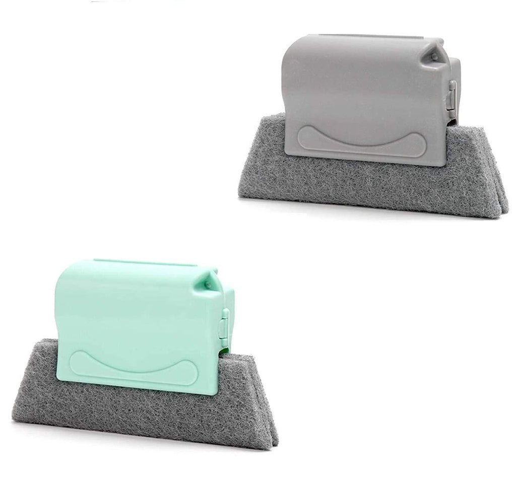 This pack of two multipurpose hand-held window groove cleaning brushes is designed for precise and efficient cleaning of narrow spaces. Their compact size and ergonomic handle allow easy access to window grooves, tracks, and other tight areas, ensuring thorough removal of dust and debris. Durable bristles provide effective scrubbing without damaging surfaces, making these brushes ideal for maintaining cleanliness in hard-to-reach spots with professional results.
