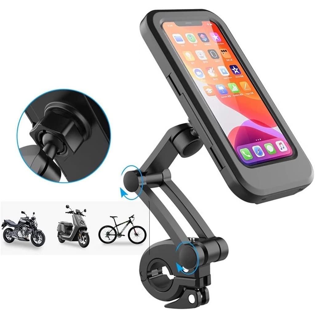The Universal 360 Rotation Bike Waterproof Cell Phone Holder offers secure and versatile mounting for your smartphone during rides. Its 360-degree rotation feature allows optimal viewing angles, while the waterproof design protects your device from rain and splashes. Compatible with most bike models, this holder ensures your phone stays accessible and safe, enhancing navigation and hands-free communication on the go.