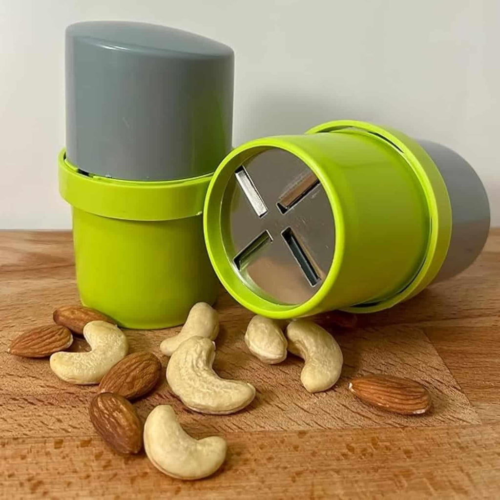 This professional-grade Dryfruit Chopper features hardened stainless steel blades that make quick work of almonds, walnuts, dates, and other dense ingredients. Its calibrated cutting mechanism delivers uniform pieces while minimizing waste. The balanced weight distribution and non-slip base ensure stability during operation, making it an essential tool for consistent food preparation in both commercial and home environments.