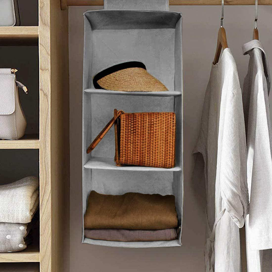 Maximize your closet space with our 3-Shelf Hanging Wardrobe Organizer. Crafted from durable non-woven fabric, this storage solution installs in seconds and provides instant organization for clothing, accessories, and household items. The reinforced shelves maintain their shape even when fully loaded, while the sleek design complements any closet system. Perfect for apartments, dorms, or anywhere storage space is at a premium.