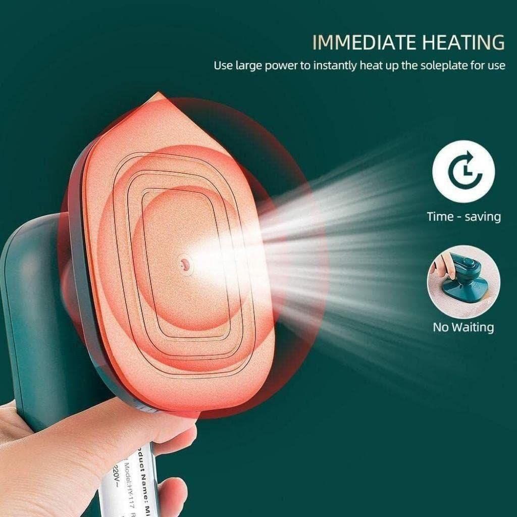 Our Iron-Travel Steamer combines convenience with powerful wrinkle-removing capability. This portable handheld iron is designed for travelers and busy professionals who need crisp, fresh-looking clothes anywhere. Compact enough to fit in your luggage yet effective enough to handle stubborn wrinkles, it's your perfect companion for business trips, vacations, or quick touch-ups at home. We're here to help you look your best, no matter where life takes you.