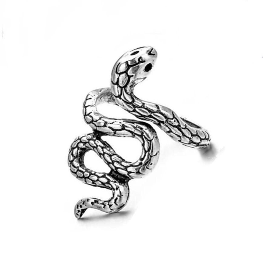 Silver and Black Color Snake Ring For Men and Women

This meticulously crafted Silver and Black Color Snake Ring features a striking dual-tone design suitable for both men and women. The precision-detailed serpentine motif combines elegant silver with contrasting black accents, creating a sophisticated statement piece that complements diverse styles. Versatile enough for daily wear yet distinctive for special occasions.