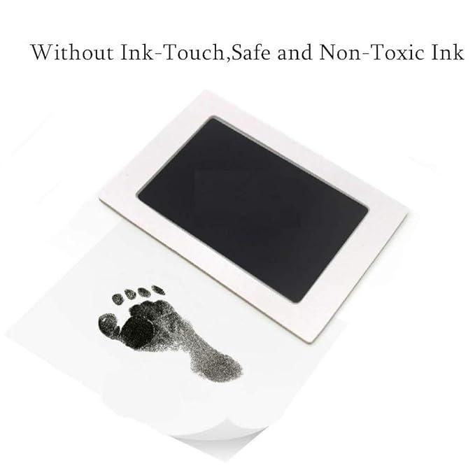 The Inkless Baby Footprint Ink Pad utilizes advanced non-toxic technology to create pristine impressions without traditional ink. This clinical-grade solution ensures detailed capture of your infant's unique dermal ridges and foot architecture. The proprietary formula activates upon contact with paper, producing archival-quality prints resistant to degradation. Designed with optimal surface tension for newborn skin, this pad accommodates multiple impressions while maintaining consistent transfer quality.