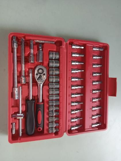 The 46 in 1 Tool Kit New Tool Set is a versatile and comprehensive collection designed for precision and efficiency. Featuring a wide range of screwdriver bits and tools, it caters to various repair and assembly needs, making it ideal for professionals and hobbyists. Its compact design ensures easy portability and organized storage, allowing you to tackle tasks with confidence and accuracy.