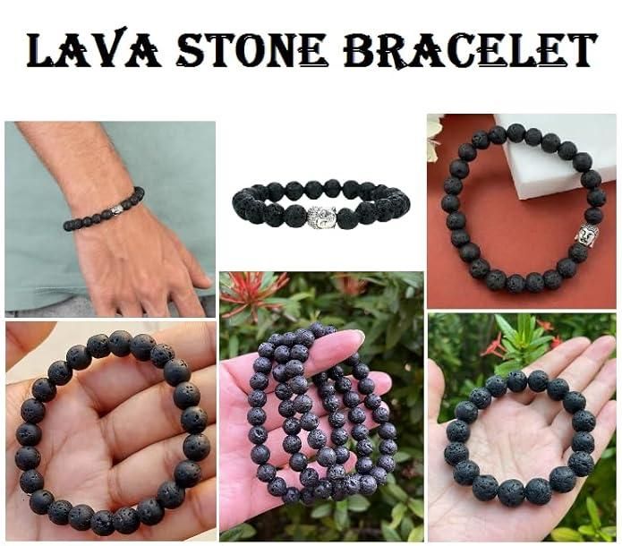 Introducing our Natural Lava Rock Bracelet, made from genuine volcanic rock, perfect for everyday wear. With its unique texture and natural healing properties, this bracelet will add a touch of style and wellness to your wrist. Made of quality materials and crafted with precision, this is a must-have accessory.
