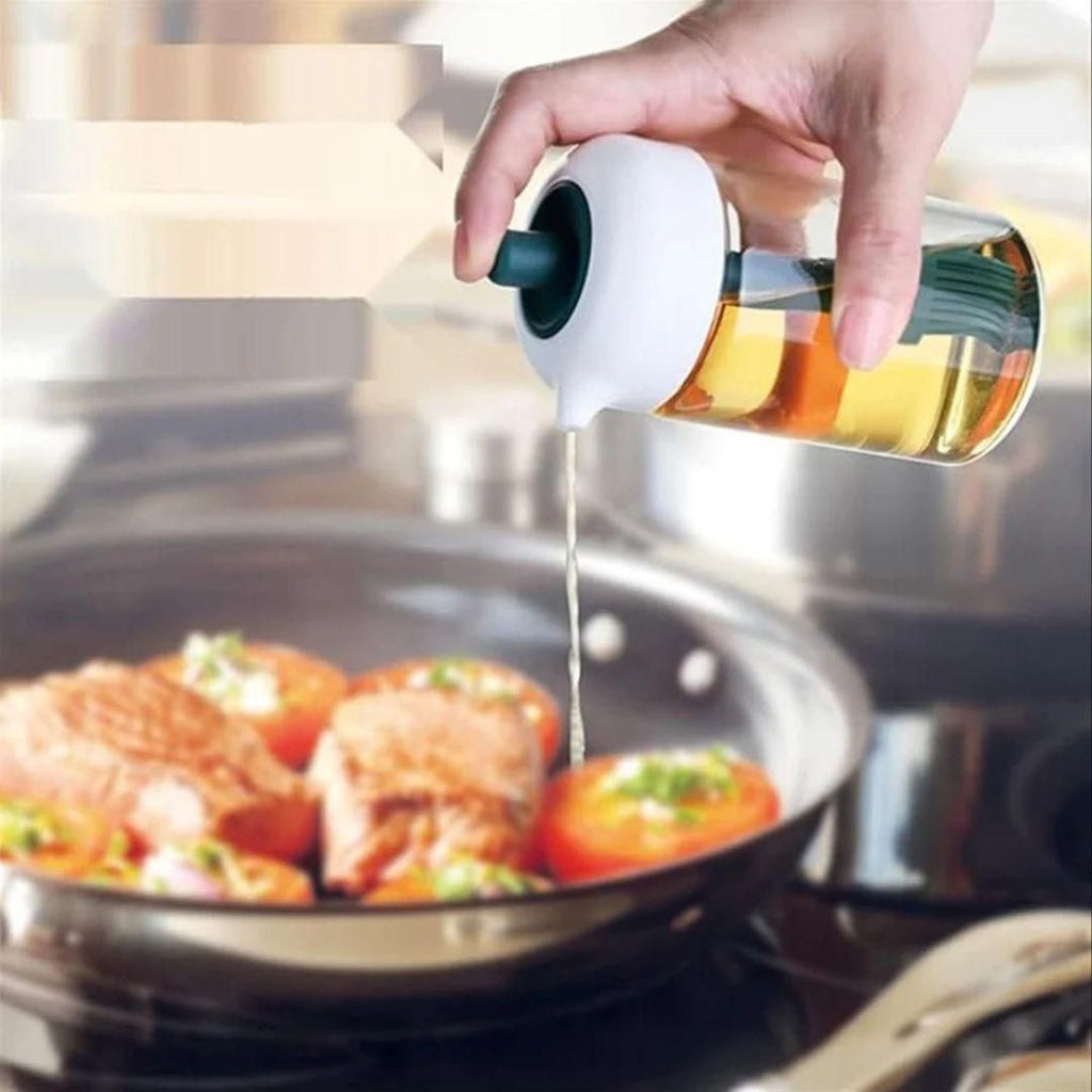 The Plastic 2 In 1 Oil Dispenser with a 250 ml capacity is engineered for precise and convenient oil dispensing. Its dual-function design allows controlled pouring and easy storage, minimizing spills and waste. Crafted from durable plastic, it offers lightweight handling and long-lasting use, making it an essential tool for efficient kitchen management. Its compact size ensures it fits seamlessly into any cooking space, enhancing your culinary workflow.
