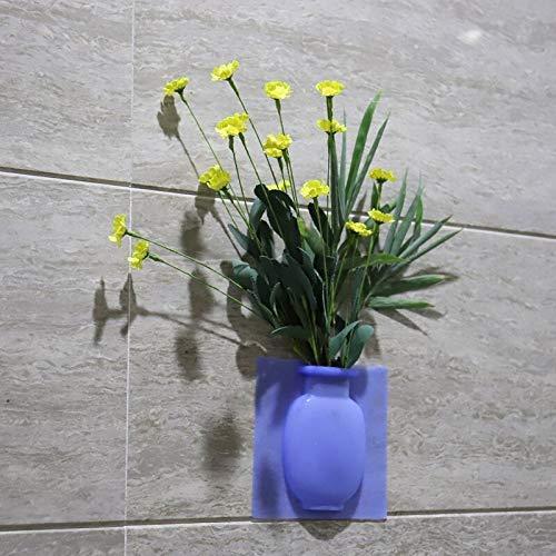 This wall-mounted silicone vase offers a versatile and modern solution for displaying flowers or small plants. Crafted from flexible, durable silicone, it adheres securely to smooth surfaces without the need for drilling or hardware. Its removable design allows easy repositioning and cleaning, making it ideal for enhancing any room with minimal effort. Perfect for adding a touch of greenery in compact spaces, this sticky vase combines functionality with sleek aesthetics for expert-level home decor.
