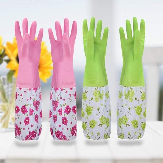 Multipurpose Cleaning Gloves with Lining provide durable hand protection for a variety of cleaning tasks. The soft inner lining ensures comfort during prolonged use, while the sturdy outer material resists water, detergents, and grime. These gloves are designed to enhance grip and flexibility, making them ideal for household cleaning, dishwashing, and other chores requiring reliable hand safety and hygiene.