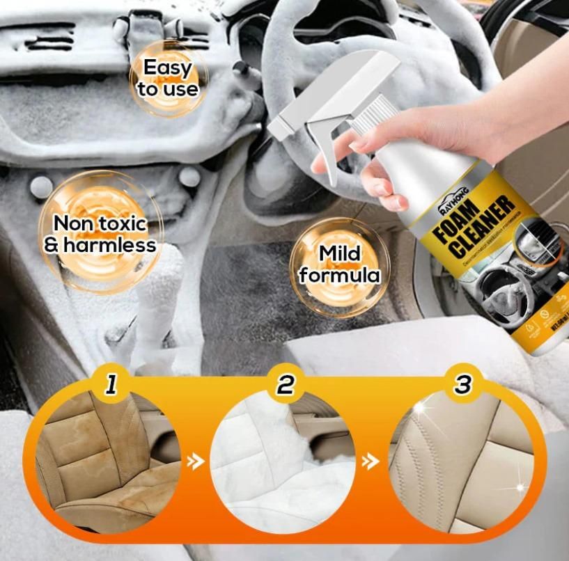Multi-Purpose Foam Cleaner 60 ML is designed for effective cleaning across diverse surfaces. Its advanced foam formula lifts dirt and stains gently yet thoroughly, making it suitable for use on fabrics, upholstery, electronics, and more. The compact size ensures easy handling and precise application, delivering professional-quality results with minimal effort. Ideal for both everyday maintenance and targeted cleaning tasks.