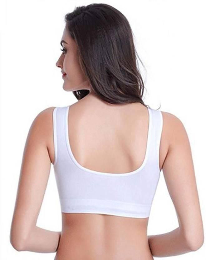 Experience ultimate comfort with our Women's Multicolor Air Bra set. This pack of three features breathable fabric that adapts to your body's contours, providing all-day support without uncomfortable underwires. The moisture-wicking material keeps you cool while the seamless design remains invisible under clothing. Perfect for everyday wear, light exercise, or lounging at home.