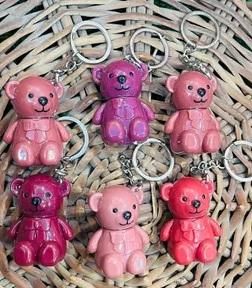 This innovative 2-in-1 Keychain Bear Matte Lipstick combines functionality with style, offering two assorted matte lipsticks in charming bear-shaped containers. The precision-formulated matte finish provides long-lasting color without excessive shine. Each compact unit attaches conveniently to keys or bags, ensuring your preferred shade is always accessible. The set includes two complementary colors, selected to enhance various skin tones and occasions.