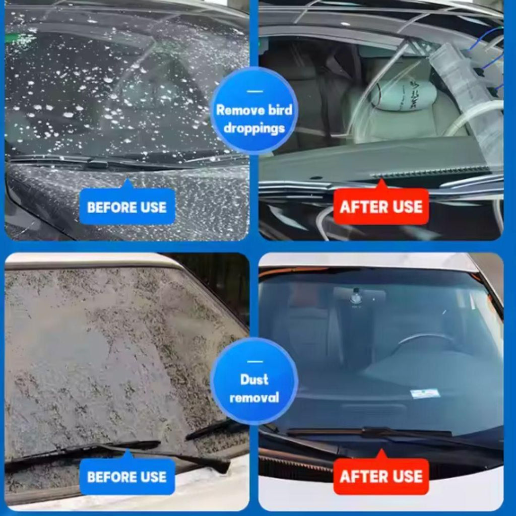 This pack of two concentrated windshield washer fluids offers superior cleaning power to keep your vehicle’s glass spotless. Formulated to effectively dissolve dirt, grease, and road grime, it enhances visibility and driving safety. Easy to dilute for customized use, this fluid also helps prevent streaking and residue buildup, ensuring a clear, streak-free windshield in all weather conditions. Ideal for maintaining optimal glass clarity and performance.