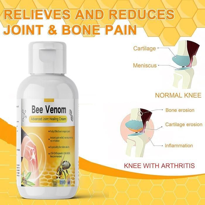 This clinically formulated joint healing cream harnesses the therapeutic properties of bee venom to target inflammation and alleviate joint discomfort. Each value pack includes two 400-gram containers, ensuring comprehensive treatment longevity. The advanced formula penetrates deep into affected tissues, stimulating blood circulation and promoting cellular repair mechanisms. Particularly effective for chronic joint conditions, sports injuries, and age-related joint deterioration.