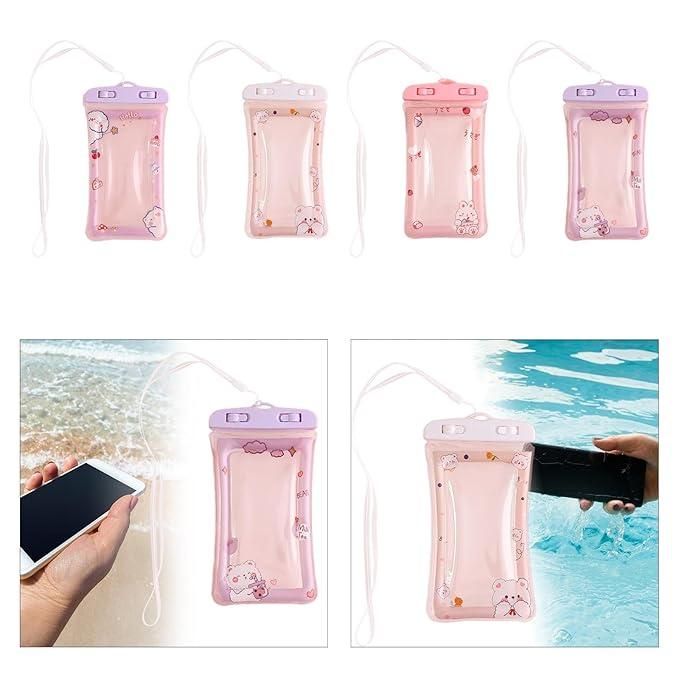 The Universal Cartoon Waterproof Mobile Cover offers reliable protection against water exposure while featuring charming cartoon designs. Crafted to fit a wide range of phone models, this cover ensures your device remains safe from spills, rain, and moisture without sacrificing style. Its durable, waterproof material provides peace of mind during daily use and outdoor adventures, combining practical defense with a fun, personalized look. 