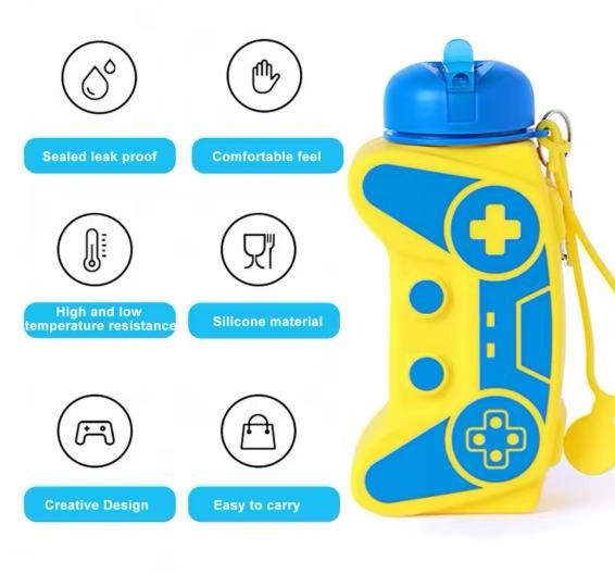 The Gampad Silicon Water Bottle is crafted from premium food-grade silicone, ensuring durability and safety for everyday hydration. Its flexible, collapsible design allows for easy storage and portability, making it an excellent choice for outdoor activities, travel, and fitness routines. Lightweight yet sturdy, this bottle resists impact and temperature changes, providing a reliable and convenient way to stay hydrated on the go.