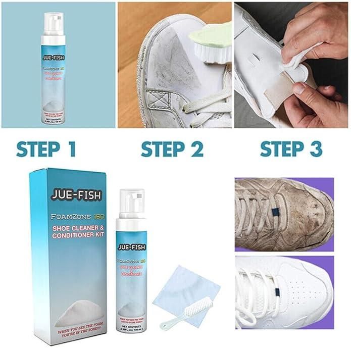 This advanced Shoe Cleaner and Conditioner Kit contains 100 ml of specialized formula designed to both purify and nourish footwear. The precision-engineered cleaning agent removes embedded dirt and stains without damaging materials, while the conditioning component replenishes essential oils to prevent cracking and maintain suppleness. Suitable for all premium footwear materials.