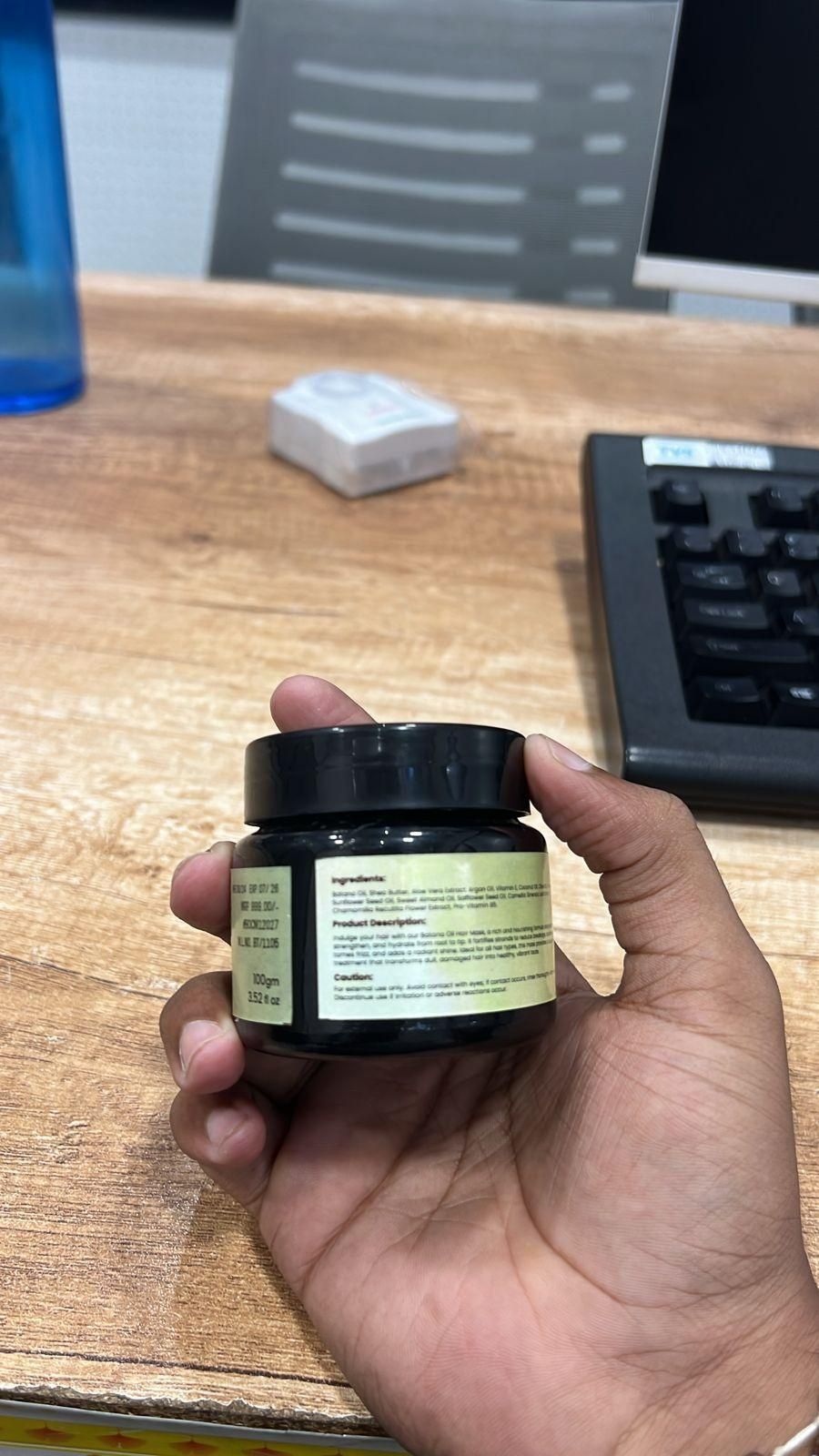 Vaxluxe Batana Oil is a specialized hair treatment formulated to address multiple hair concerns simultaneously. This potent 100g solution works at the follicular level to stimulate dormant hair growth cycles while reinforcing hair structure with essential nutrients. Clinical studies indicate the proprietary blend helps reduce breakage by up to 60% while promoting increased density and improved scalp health. Ideal for those experiencing thinning, damage, or seeking to optimize their hair's natural growth pot