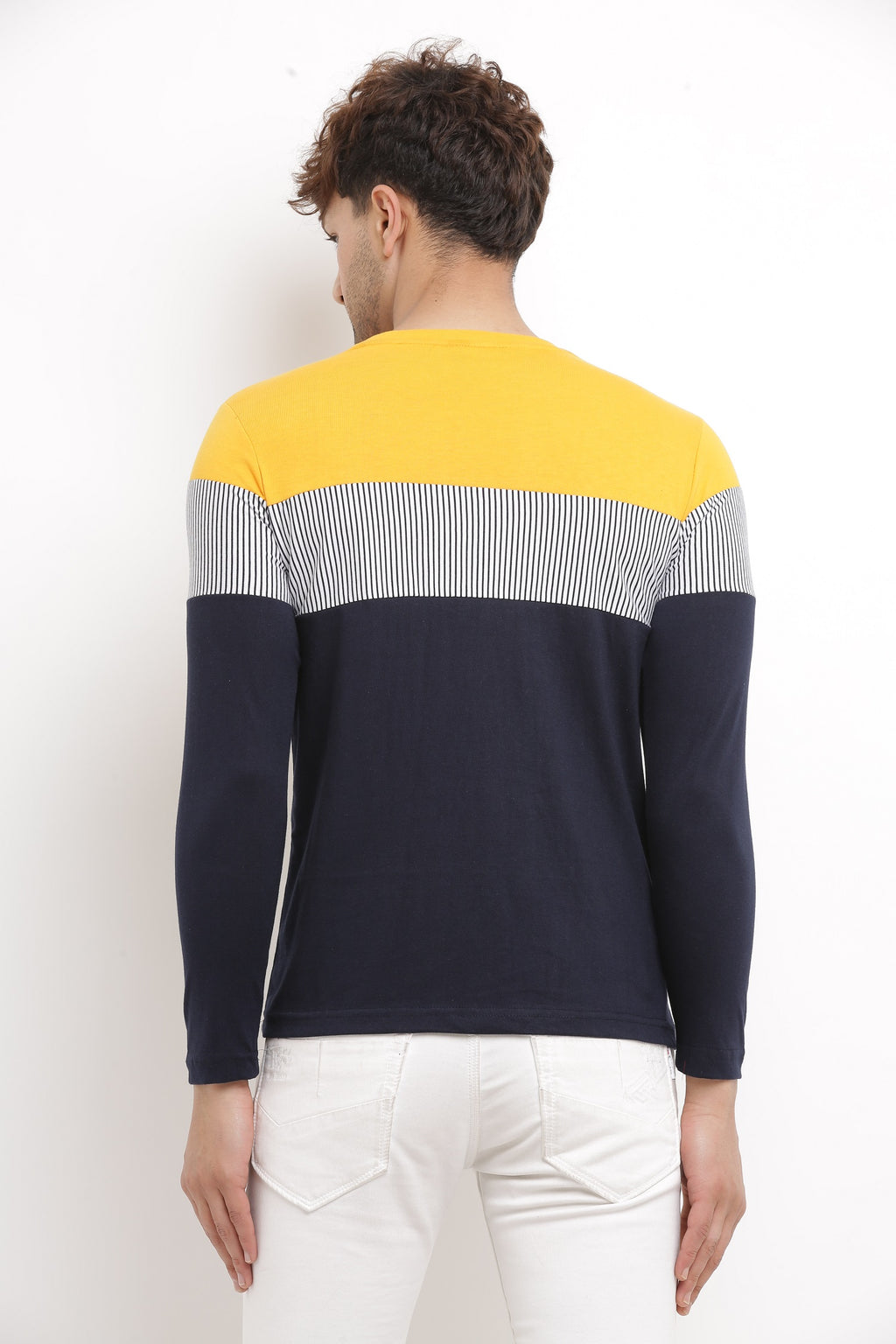 Stay comfortable and stylish with our Mena Casual Cotton Printed T-shirt. Made with high-quality cotton, this t-shirt offers a soft and breathable fabric for all-day wearability. The eye-catching print adds a touch of personality to any outfit. Perfect for casual occasions, this t-shirt is a must-have in your wardrobe.