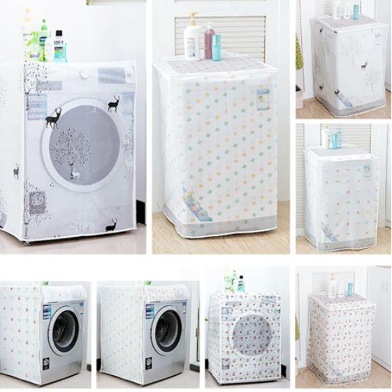 This front load washing machine cover offers reliable protection against dust, moisture, and scratches, helping to extend the life of your appliance. Designed with a random print pattern, it combines functionality with style. The cover fits securely, making it easy to install and remove while safeguarding your washing machine in any environment.
