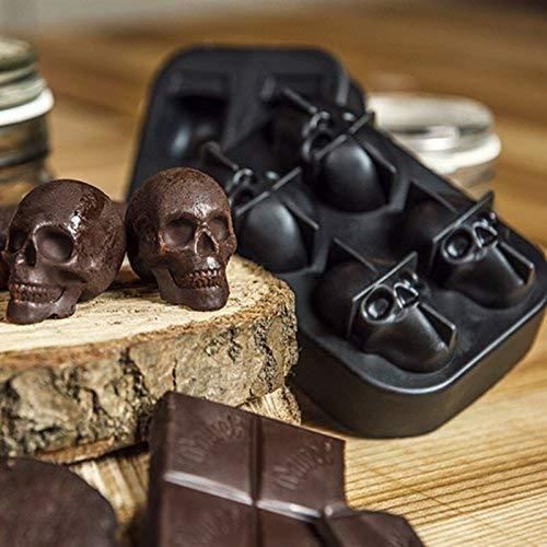 This 3D Skull Silicon Ice Cube Tray is made from high-quality, food-safe silicone, ensuring durability and flexibility for effortless ice removal. Its intricate skull design adds a bold, artistic touch to beverages, perfect for themed events or enhancing cocktail presentations. Easy to clean and resistant to cracking, this tray offers both functionality and distinctive style for professional or home use.