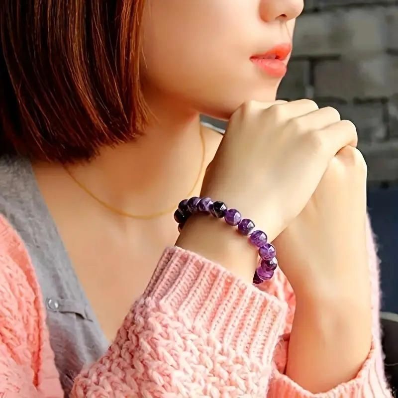 Elevate your accessory collection with our Stretchable Handmade Natural Crystal Stone Bracelets. Each pack contains two meticulously crafted bracelets featuring genuine natural crystal stones. The stretchable design ensures comfortable wear while accommodating various wrist sizes. These versatile pieces complement both casual and formal attire, making them perfect for daily wear or special occasions.