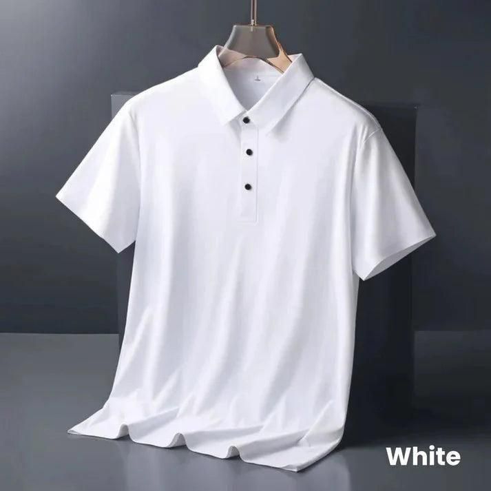 This pack of four Poly Matte Solid Half Sleeves Mens Polo T-Shirts is perfect for any man looking for both style and comfort. Made with a unique poly matte fabric, these shirts provide a sleek and modern look while also offering breathability and moisture-wicking properties. Upgrade your wardrobe with these versatile and practical polo shirts.