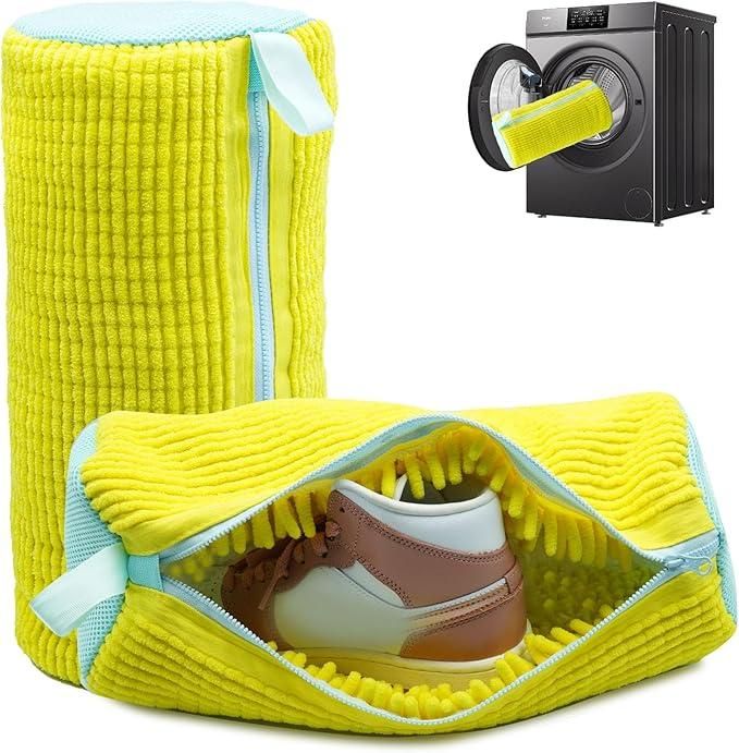 This specialized Shoe Washing Machine Bag provides essential protection for footwear during machine washing. Engineered with high-density mesh construction, it facilitates optimal water flow and detergent penetration while preventing potential damage to both shoes and washing machine components. The reinforced zipper mechanism ensures secure containment throughout the wash cycle, maintaining shoe structure and integrity. Compatible with all standard washing machines and suitable for various footwear types i