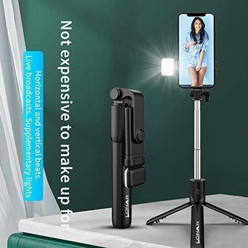 The Extendable Flash 3-in-1 Selfie Stick Tripod with Bluetooth Remote offers a professional-grade solution for versatile photography and videography. Combining a selfie stick, tripod, and flash mount, it provides stable support and optimal lighting for your shots. Its extendable design allows precise adjustment of length and angle, accommodating various shooting scenarios. The included Bluetooth remote enables effortless, wireless shutter control, enhancing convenience during solo or group captures.