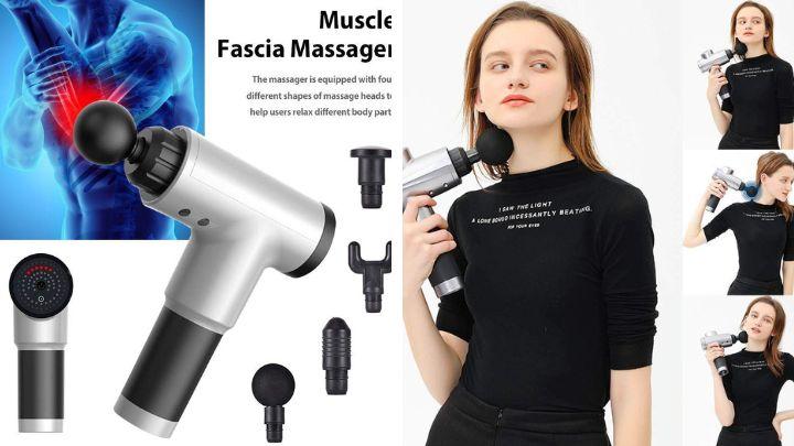 The Fascial Gun Massager utilizes percussive therapy technology to target deep muscle tissue and fascial networks. Its calibrated frequency settings deliver precise oscillations that effectively release myofascial tension, enhance blood flow, and accelerate post-exercise recovery. Engineered with multiple attachment heads for targeted treatment of various muscle groups, this professional-grade device offers therapeutic benefits previously available only in clinical settings. Biomechanically designed for opt