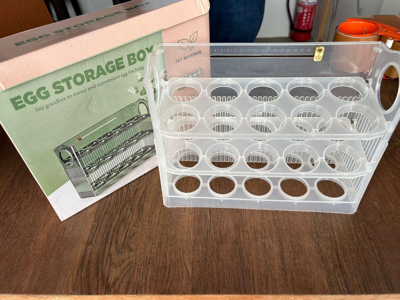 Keep your kitchen organized with our practical 3 Layer Egg Stand. This space-saving solution holds multiple eggs in a compact, tiered design that fits neatly on countertops or inside refrigerators. We've crafted it for stability and easy access, making meal preparation smoother while helping preserve your eggs' freshness. An essential addition to any well-ordered kitchen.