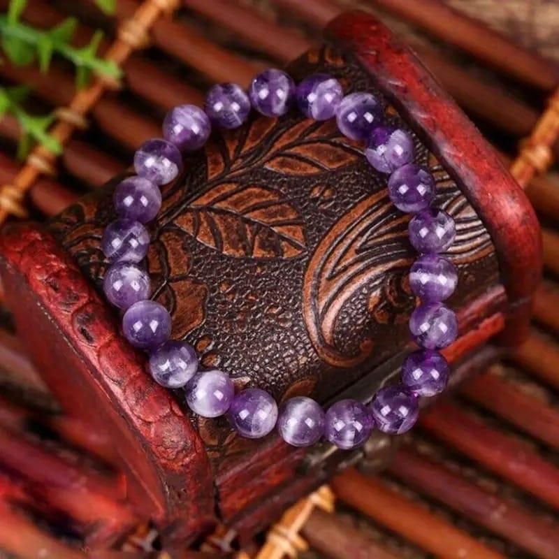 Elevate your accessory collection with our Stretchable Handmade Natural Crystal Stone Bracelets. Each pack contains two meticulously crafted bracelets featuring genuine natural crystal stones. The stretchable design ensures comfortable wear while accommodating various wrist sizes. These versatile pieces complement both casual and formal attire, making them perfect for daily wear or special occasions.