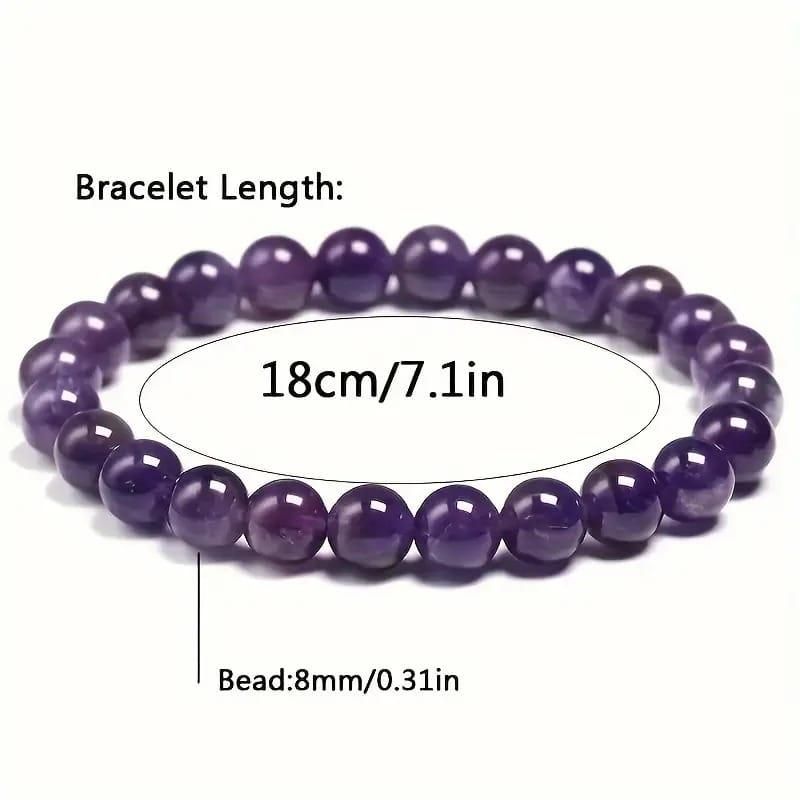 Elevate your accessory collection with our Stretchable Handmade Natural Crystal Stone Bracelets. Each pack contains two meticulously crafted bracelets featuring genuine natural crystal stones. The stretchable design ensures comfortable wear while accommodating various wrist sizes. These versatile pieces complement both casual and formal attire, making them perfect for daily wear or special occasions.