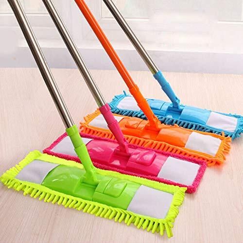 This versatile flat microfiber mop is designed for both wet and dry floor cleaning, ensuring efficient removal of dust, dirt, and spills. Its telescopic long handle provides extended reach and ergonomic comfort, reducing strain during use. The microfiber pad offers superior absorption and gentle cleaning, suitable for various floor types. Ideal for maintaining spotless floors with minimal effort, this mop combines practicality and durability for expert-level cleaning performance.