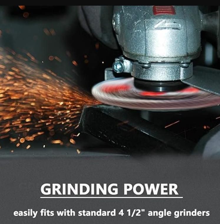 Engineered with premium abrasive compounds, these grinding discs deliver superior material removal rates with minimal heat buildup. The precision-balanced construction ensures vibration-free operation, extending tool life while providing exceptional surface finish quality. Ideal for professional metalworking, fabrication, and maintenance applications where consistency and performance are critical. The specialized grain structure maintains cutting efficiency throughout the disc's service life.