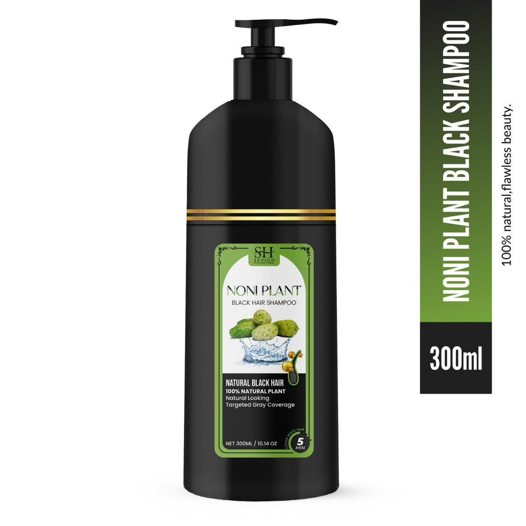 Noniplant Black Hair Shampoo combines advanced color-depositing technology with effective cleansing properties to gradually darken gray hair while maintaining scalp health. This economical dual pack provides 600ml total, ensuring consistent results over extended use. The specialized formula works progressively with each wash, delivering natural-looking black pigmentation without harsh chemicals typically found in permanent dyes.