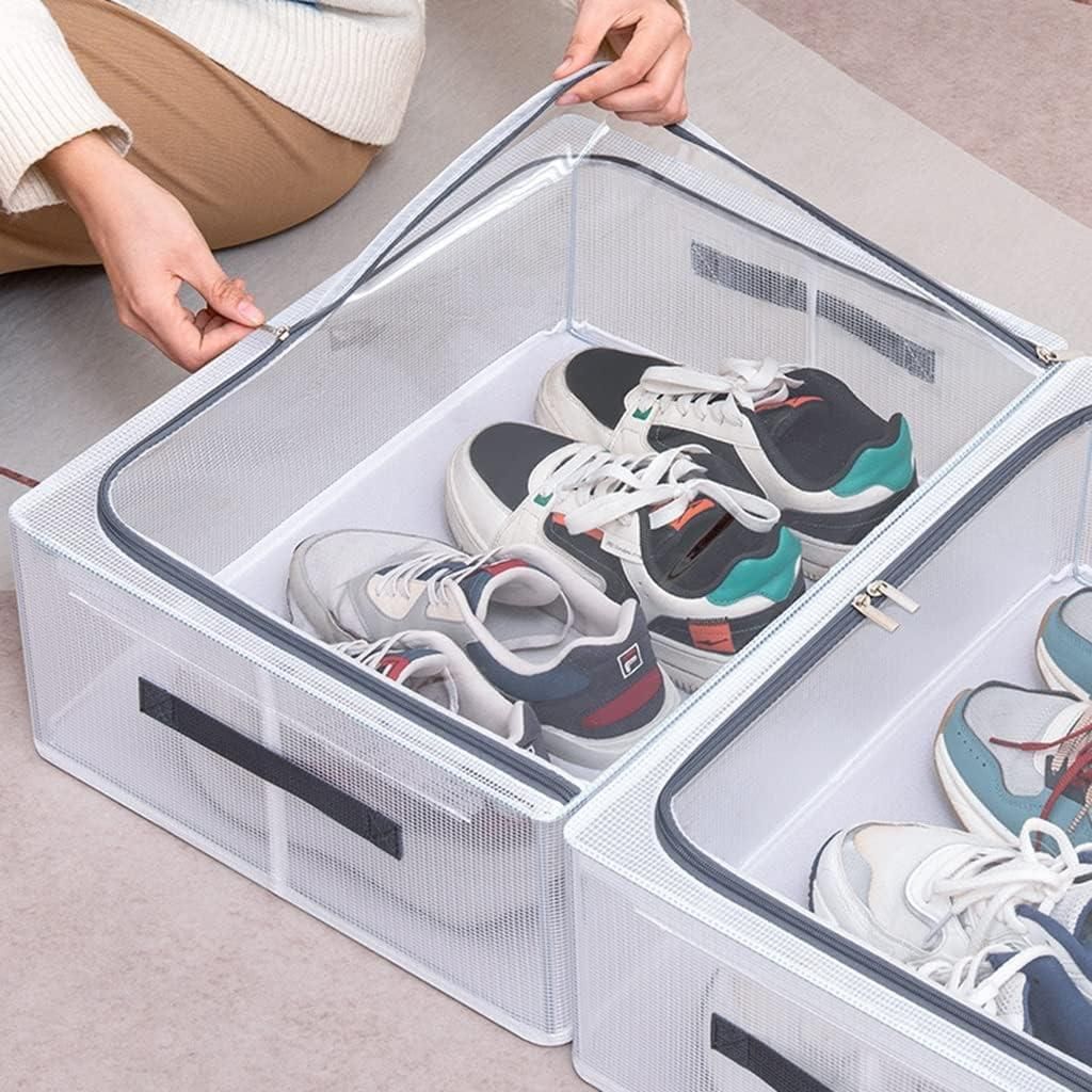 This durable Foldable PVC Shoe Storage Bag offers practical footwear organization with transparent visibility. Crafted from high-quality PVC material, it provides effective protection against dust, moisture, and environmental contaminants. The collapsible design maximizes storage efficiency when not in use, while reinforced seams ensure long-term durability. An essential accessory for maintaining footwear condition and extending the lifespan of your shoes.