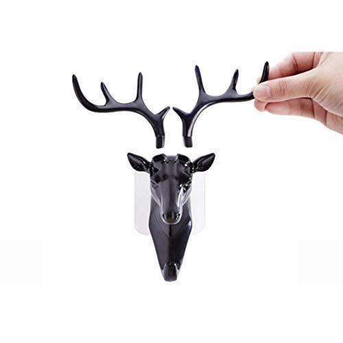 The Self Adhesive Deer Head Hanging Hook combines elegant design with practical functionality. Easy to install without drilling, this hook adheres securely to smooth surfaces, providing a reliable spot to hang keys, light bags, or decorative items. Its unique deer head shape adds a refined touch to any room, making it both a stylish and efficient organizational accessory. Ideal for enhancing your home or office space with minimal effort.